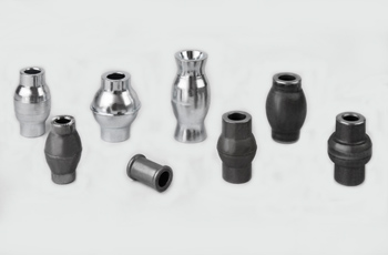 Forged and cold-extrusion iron parts for bushings